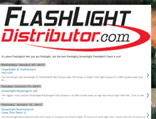 Tablet Screenshot of blog.flashlightdistributor.com